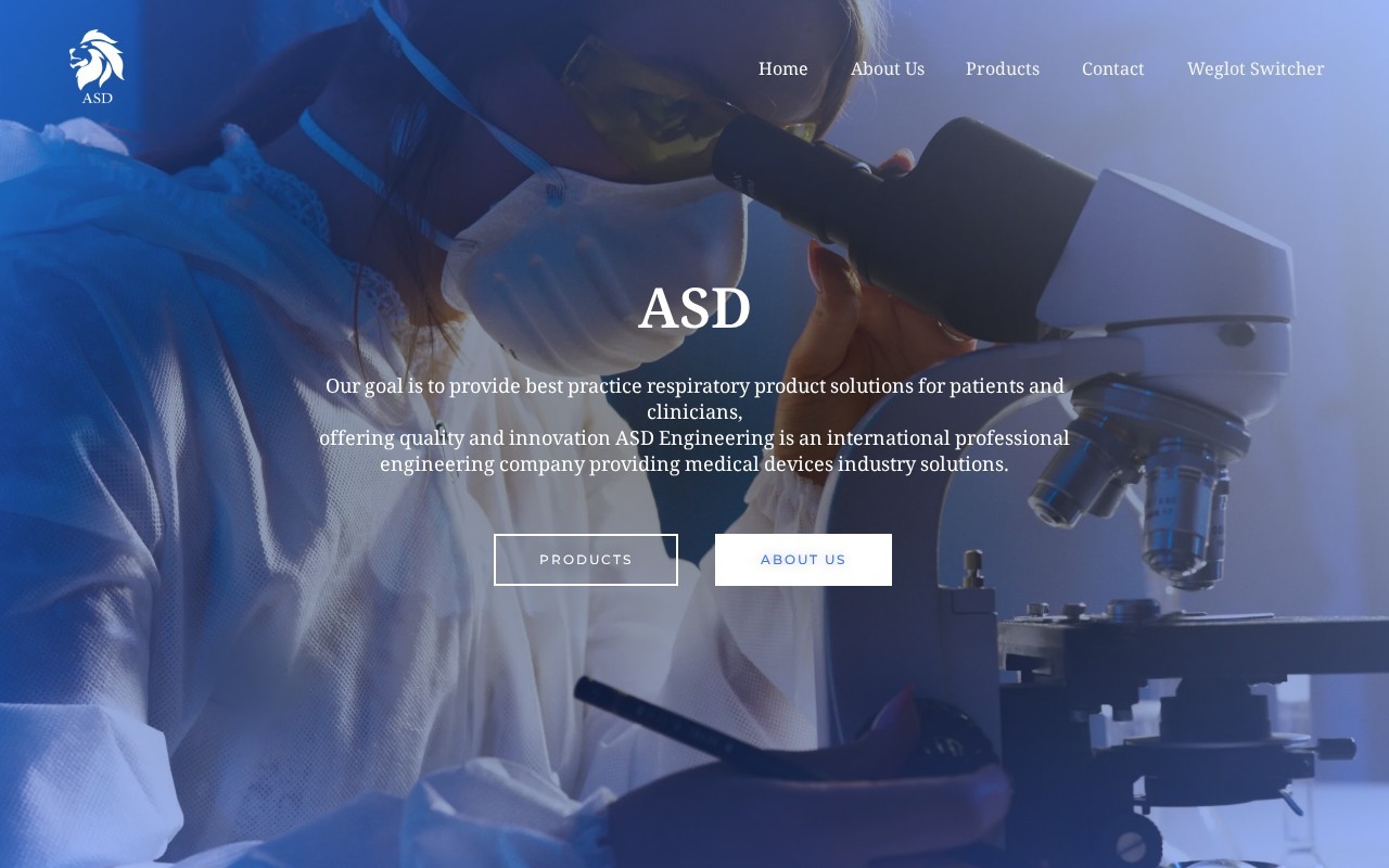 ASD Medical Devices website